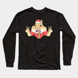 santa squirrel Long Sleeve T-Shirt